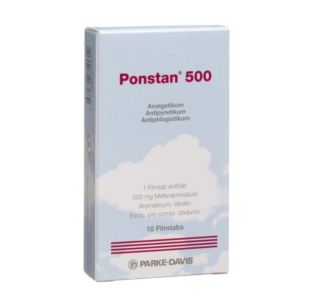PONSTAN cpr pell 500 mg 10 pce