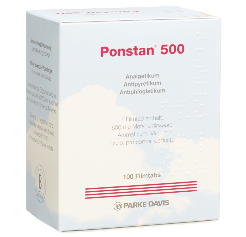PONSTAN cpr pell 500 mg 100 pce