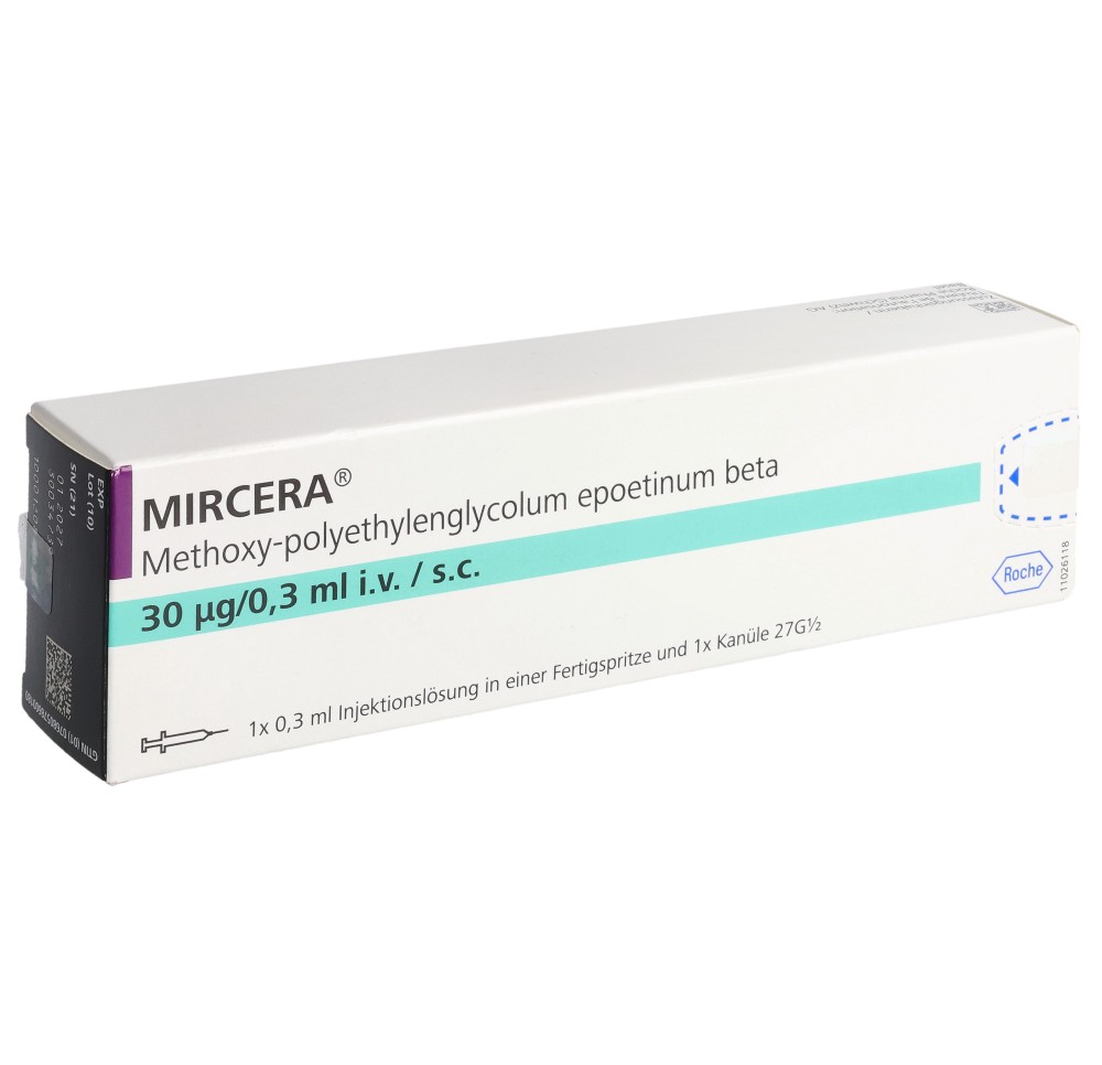 MIRCERA sol inj 30 mcg/0.3 ml ser pré