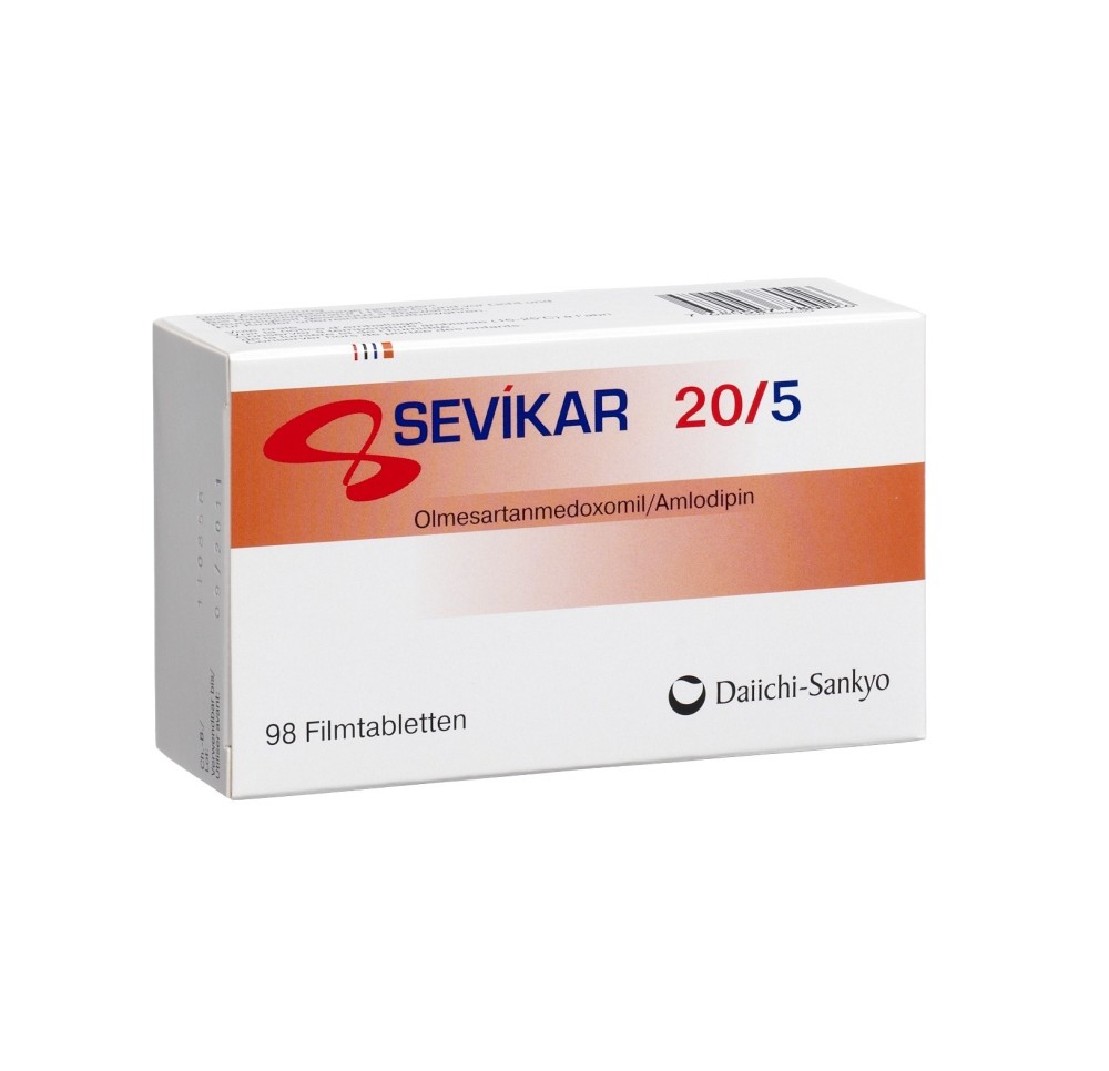 SEVIKAR cpr pell 20/5mg 98 pce