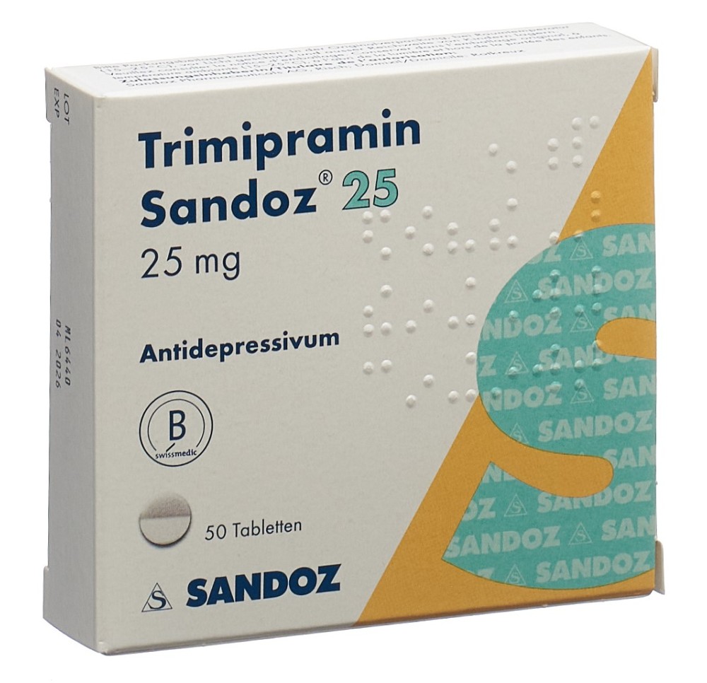 TRIMIPRAMINE Sandoz cpr 25 mg 50 pce