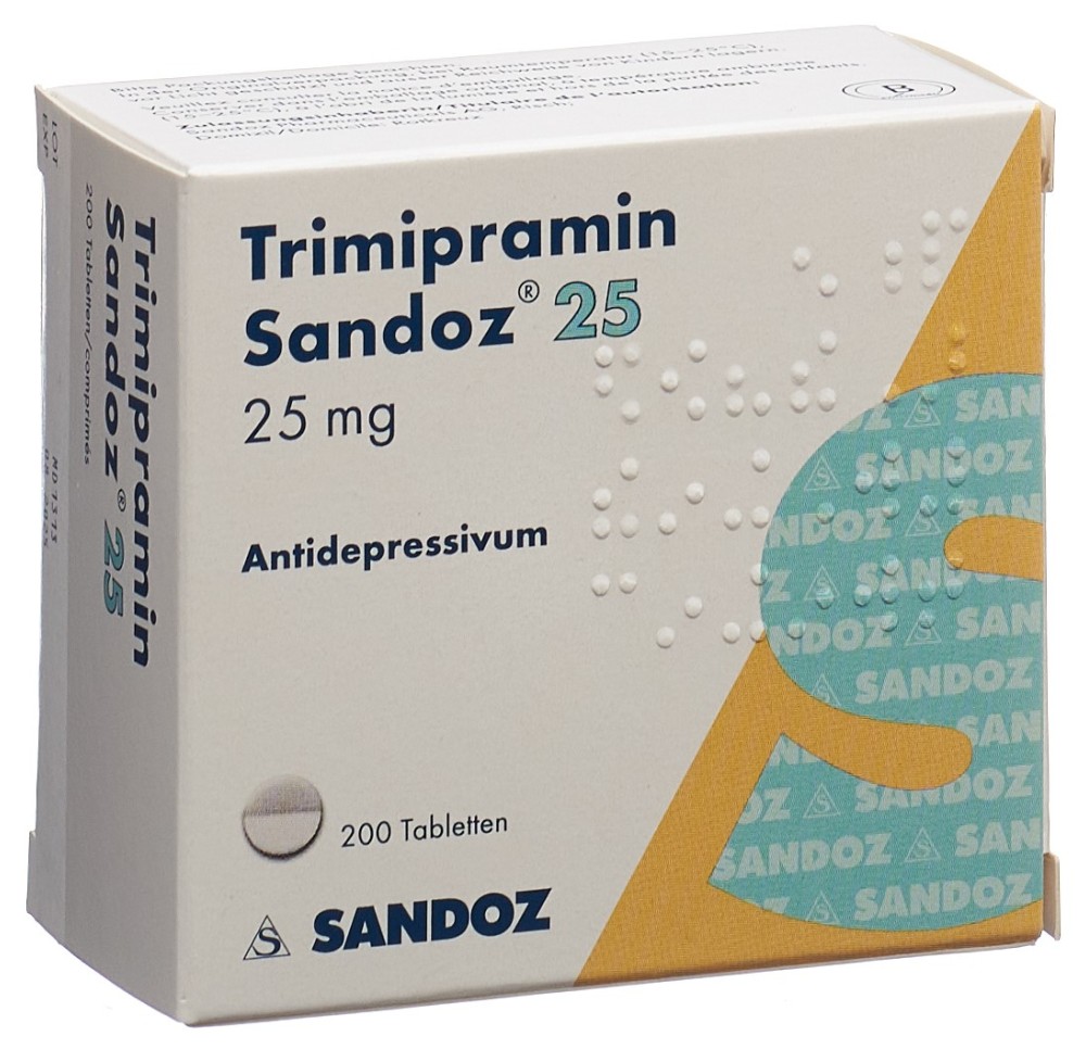TRIMIPRAMINE Sandoz cpr 25 mg 200 pce