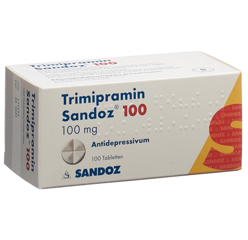 TRIMIPRAMINE Sandoz cpr 100 mg 100 pce