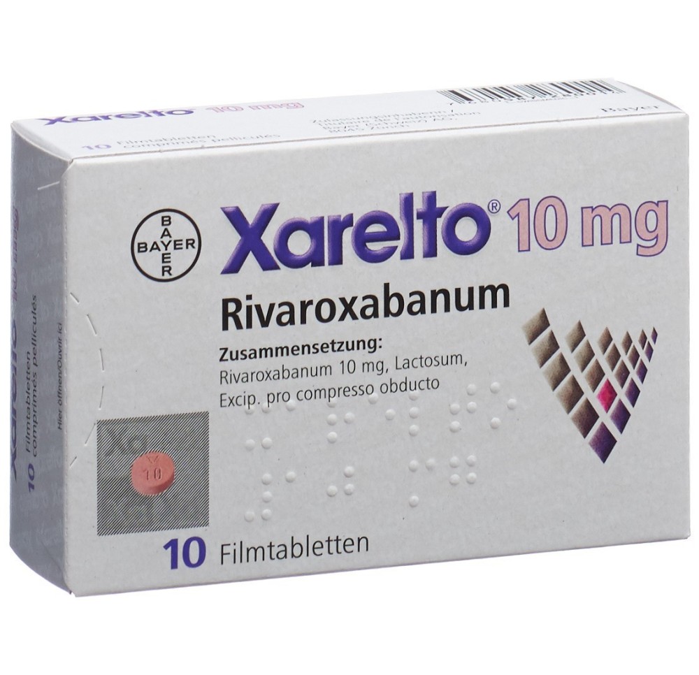 XARELTO cpr pell 10 mg 10 pce