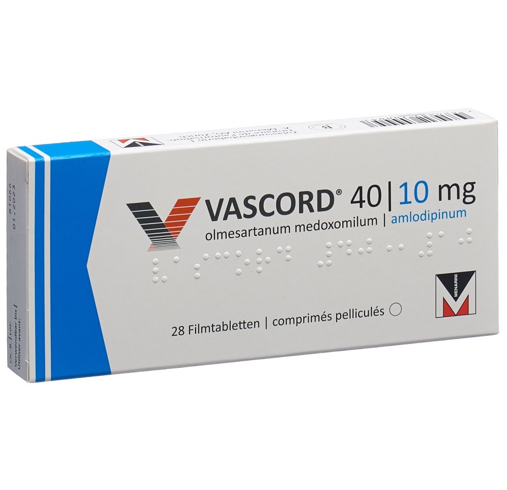 VASCORD cpr pell 40/10 mg 28 pce
