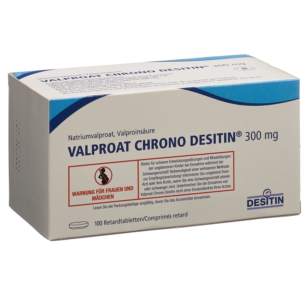VALPROAT CHRONO Desitin cpr ret 300 mg 100 pce