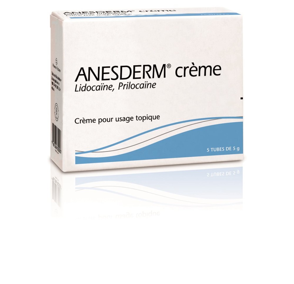 ANESDERM crème 5 % 5 tb 5 g