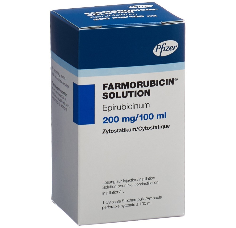 FARMORUBICIN Sol sol inj 200 mg/100ml 100 ml