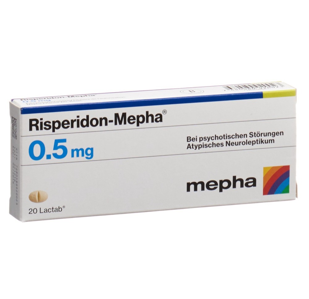 RISPERIDON Mepha Lactab 0.5 mg 20 pce