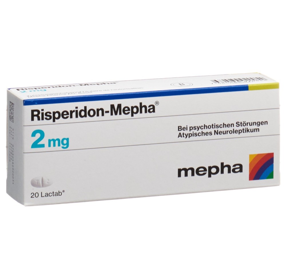 RISPERIDON Mepha Lactab 2 mg 20 pce