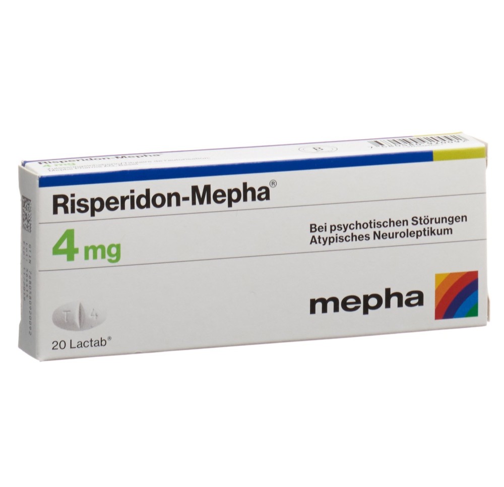 RISPERIDON Mepha Lactab 4 mg 20 pce