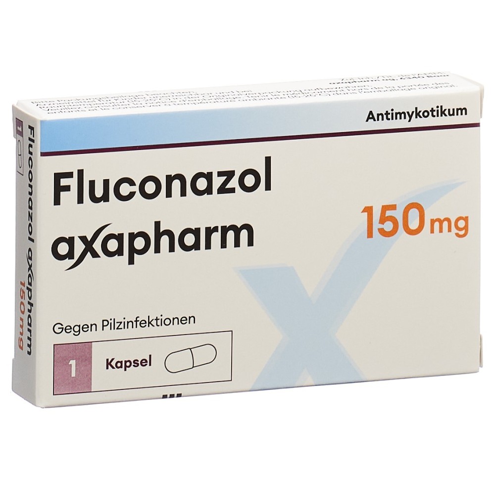 FLUCONAZOLE axapharm caps 150 mg