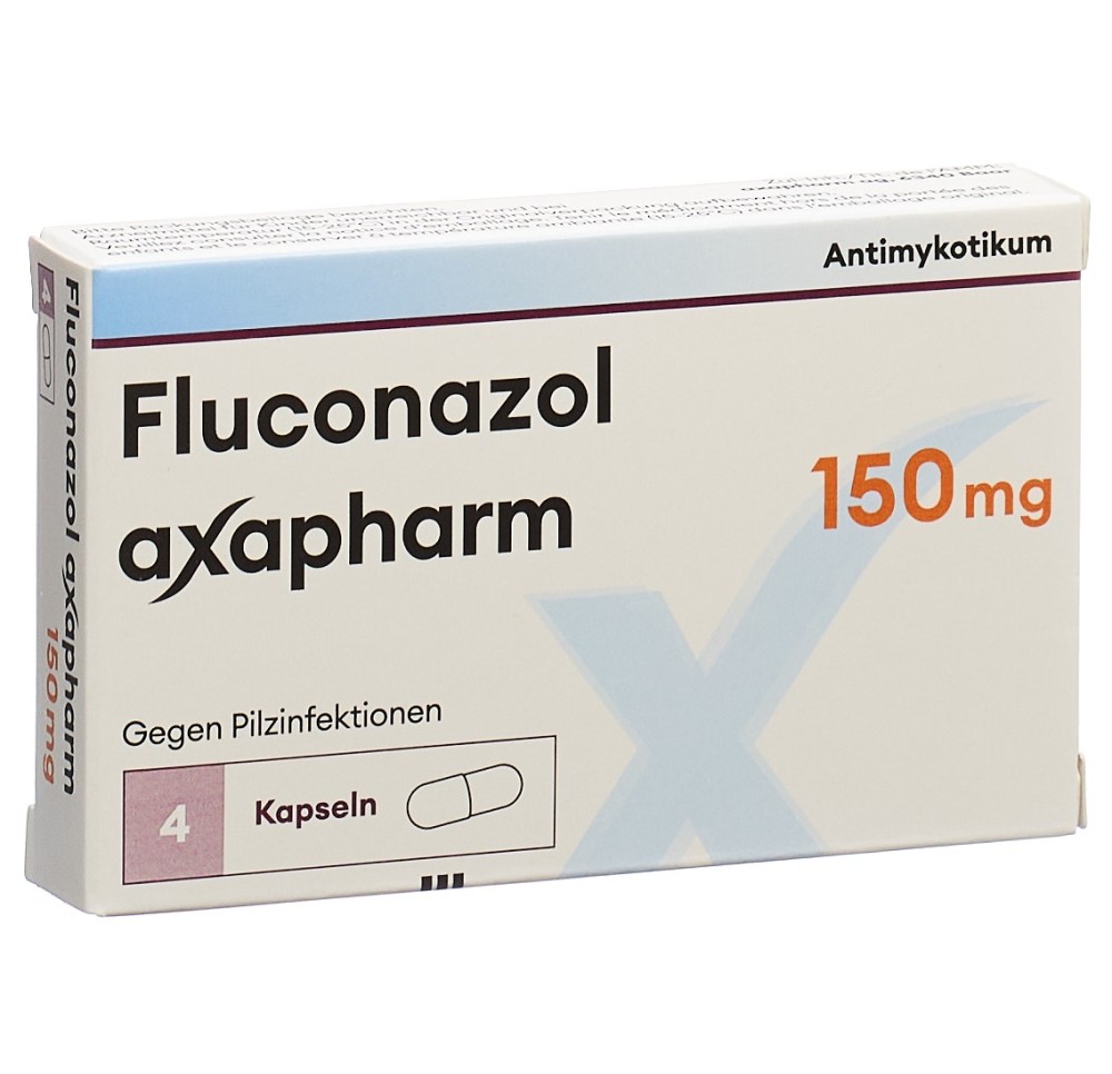 FLUCONAZOLE axapharm caps 150 mg 4 pce