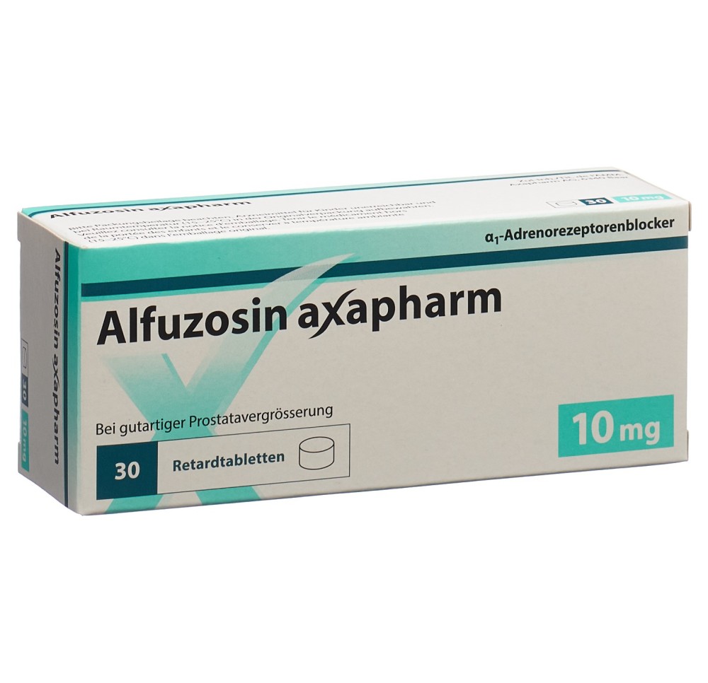 ALFUZOSINE Axapharm cpr ret 10 mg 30 pce