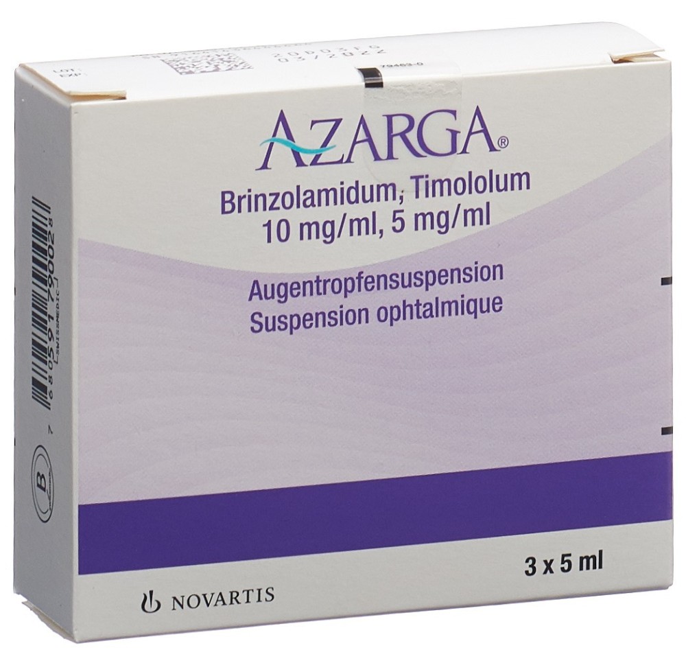 AZARGA susp opht 3 fl 5 ml