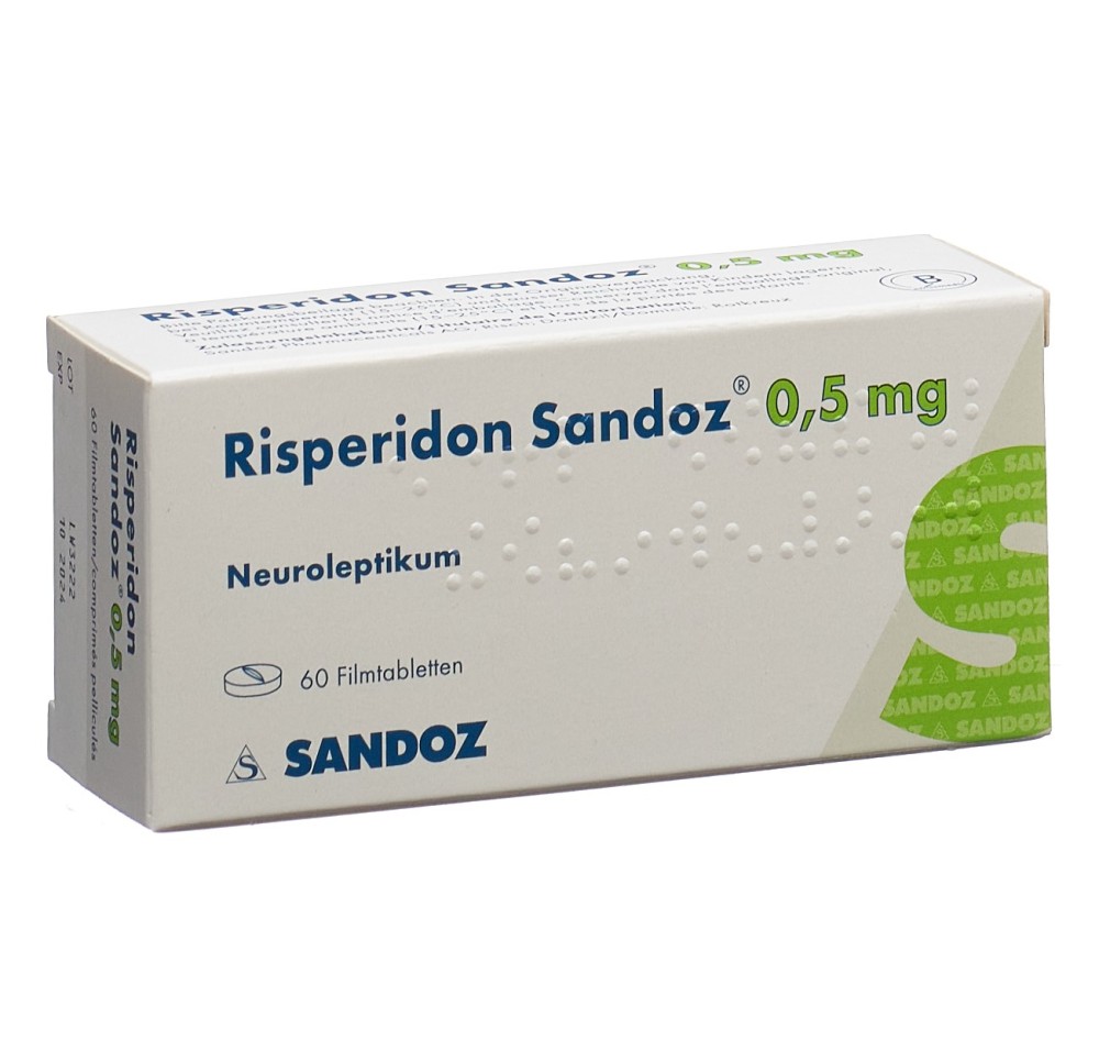 RISPERIDONE Sandoz cpr pell 0.5 mg 60 pce