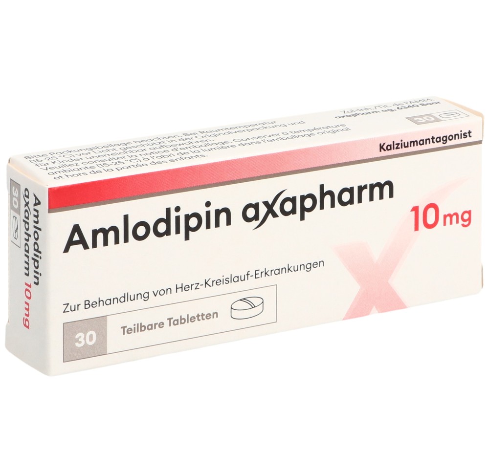 AMLODIPINE axapharm cpr 10 mg 30 pce