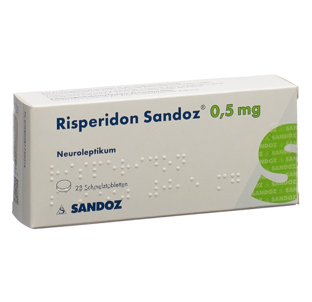 RISPERIDONE Sandoz cpr orodisp 0.5 mg 28 pce