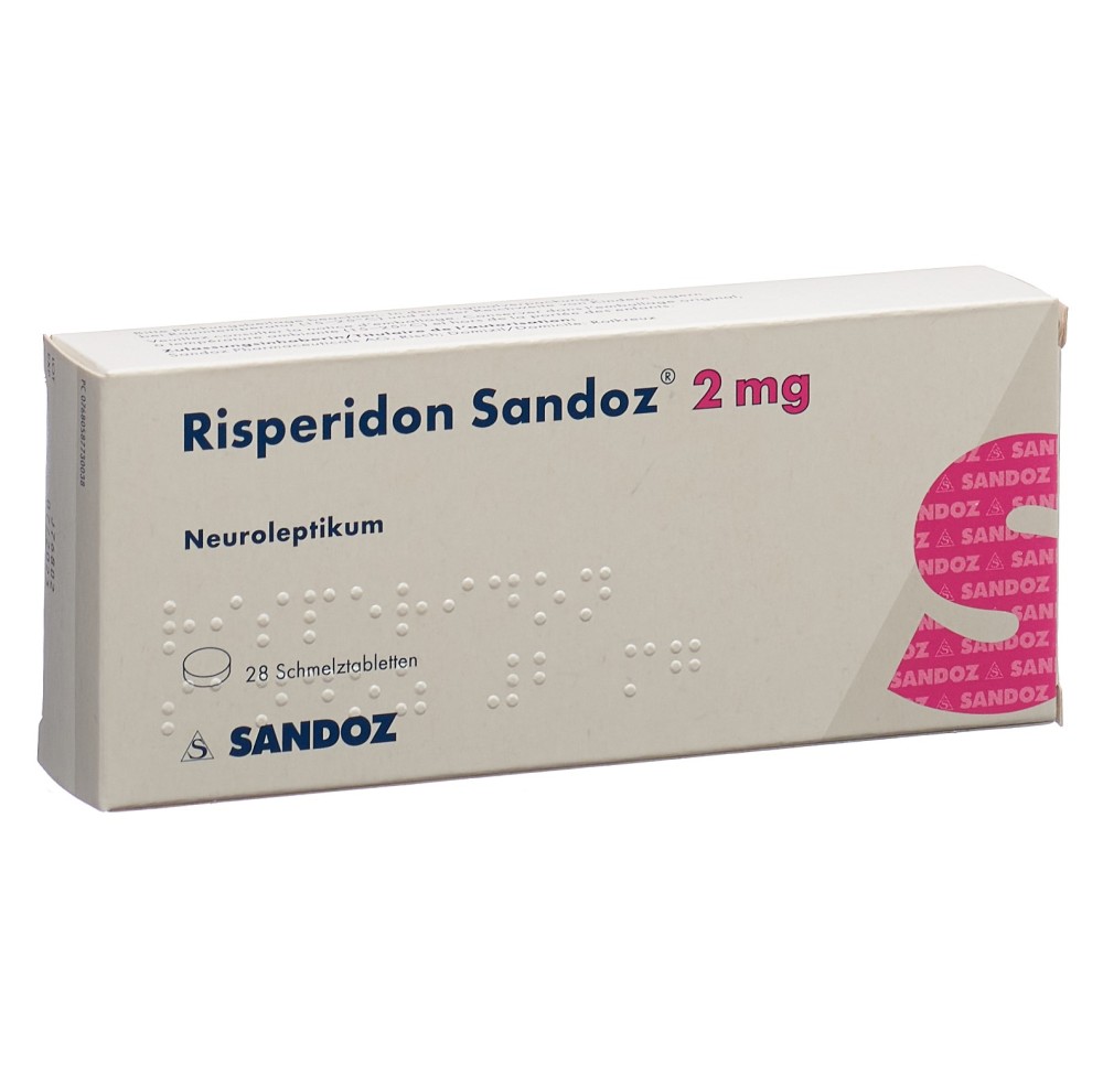 RISPERIDONE Sandoz cpr orodisp 2 mg 28 pce