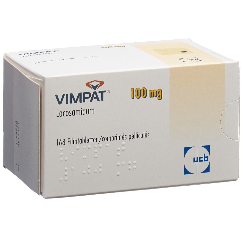 VIMPAT cpr pell 100 mg 168 pce