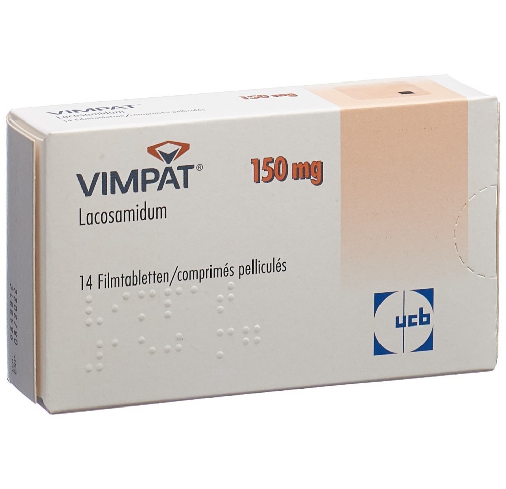 VIMPAT cpr pell 150 mg 14 pce