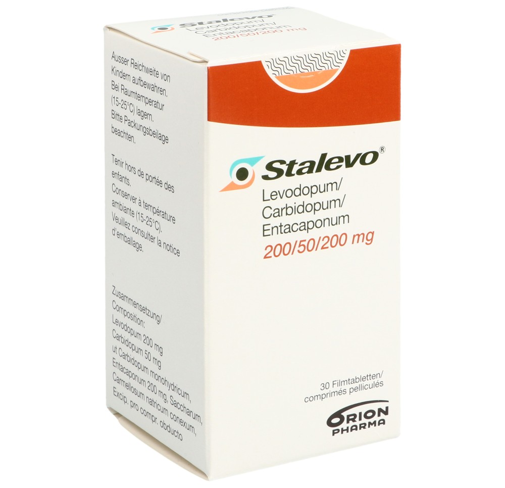 STALEVO cpr pell 200/50/200mg bte 30 pce