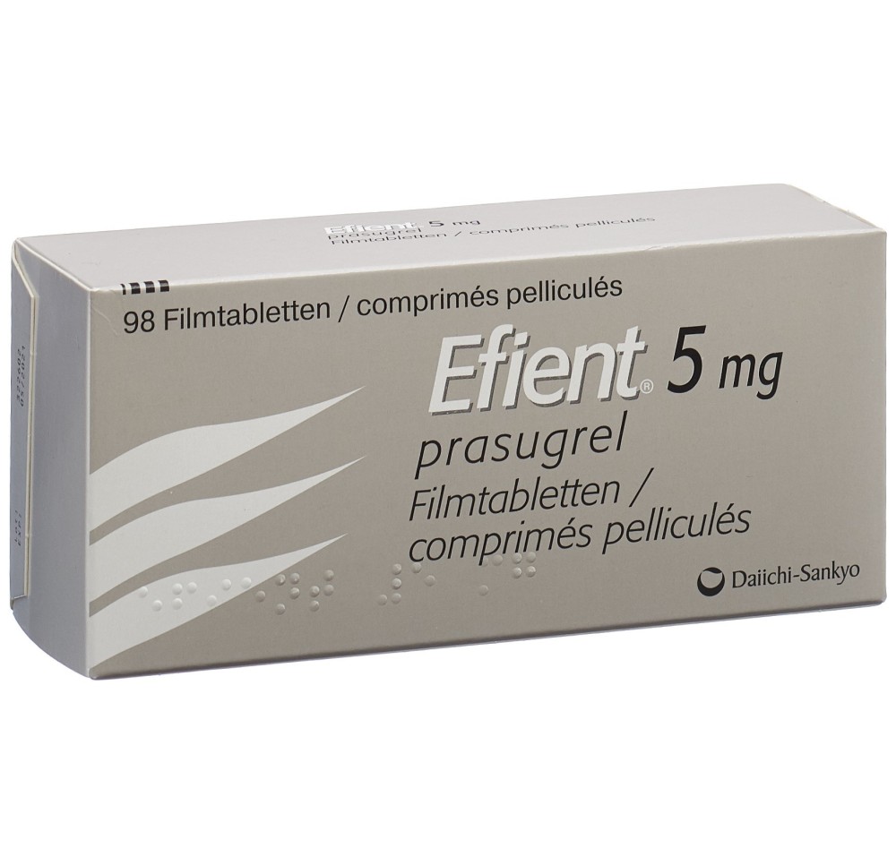 EFIENT cpr pell 5 mg 98 pce