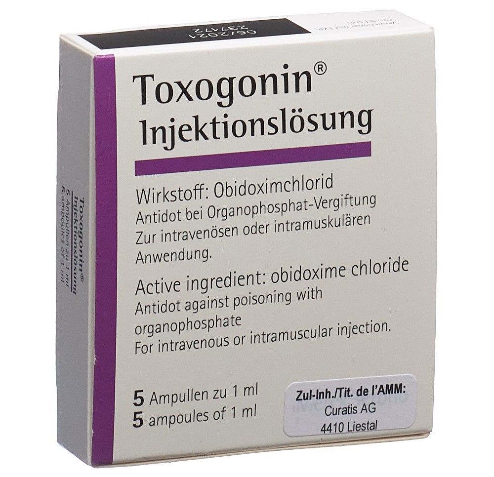 TOXOGONIN sol inj 250 mg/ml 5 amp 1 ml