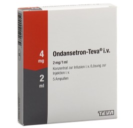 ONDANSETRON Teva conc perf 4 mg/2ml 5 amp 2 ml