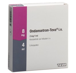 ONDANSETRON Teva conc perf 8 mg/4ml 5 amp 4 ml