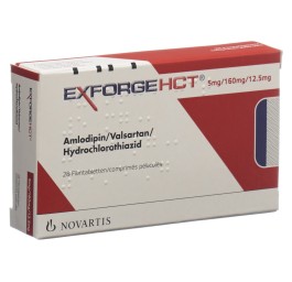 EXFORGE HCT cpr pell 5mg/160mg/12.5mg 28 pce