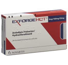 EXFORGE HCT cpr pell 5mg/160mg/25mg 28 pce