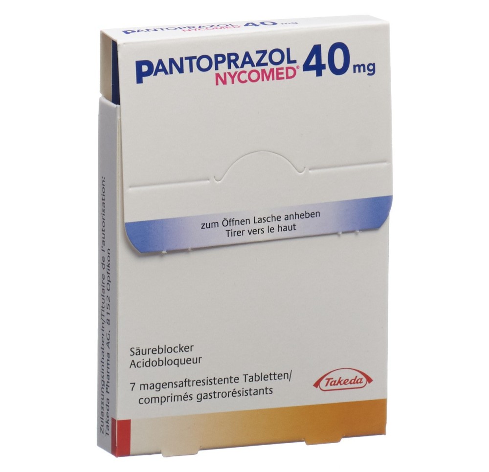 PANTOPRAZOL Nycomed cpr pell 40 mg 7 pce