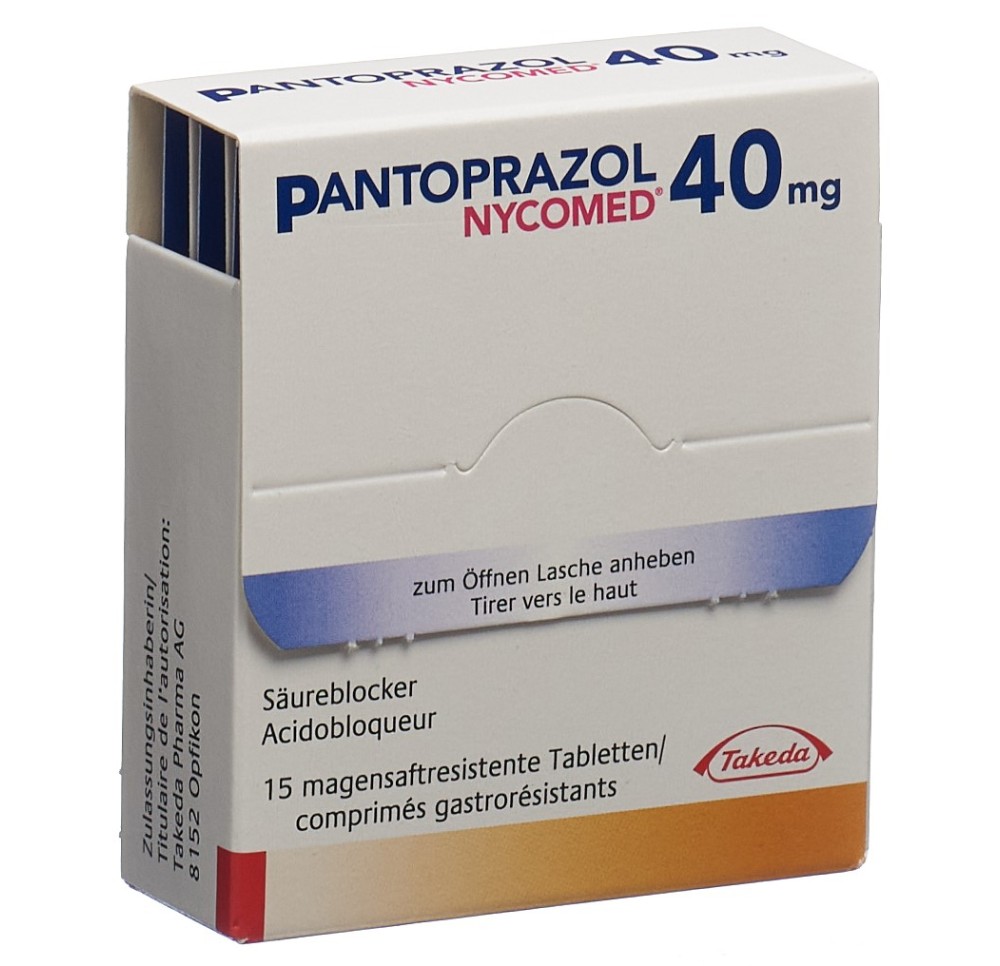 PANTOPRAZOL Nycomed cpr pell 40 mg 15 pce