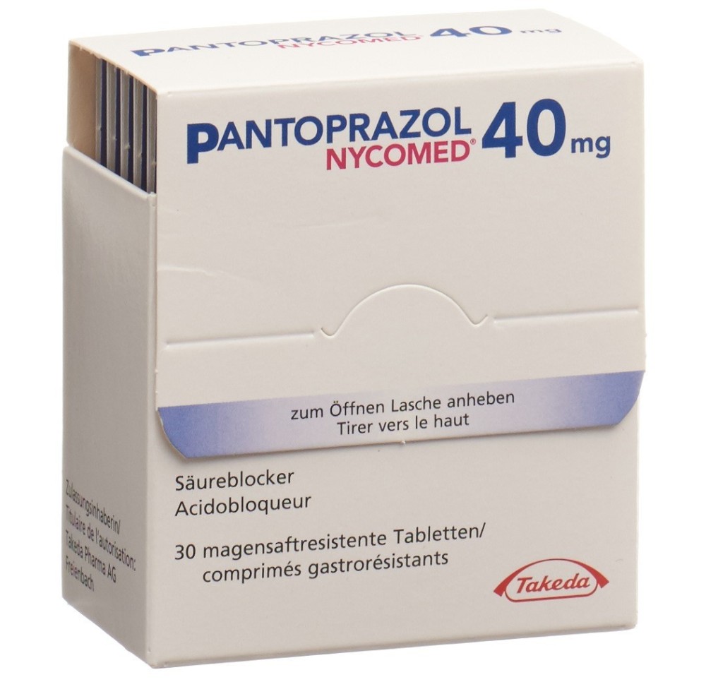 PANTOPRAZOL Nycomed cpr pell 40 mg 30 pce