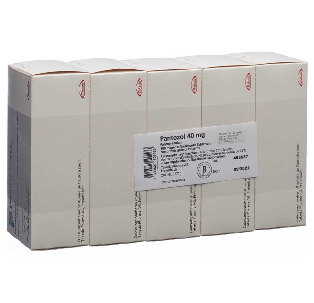 PANTOZOL cpr pell 40 mg 5 x 100 pce
