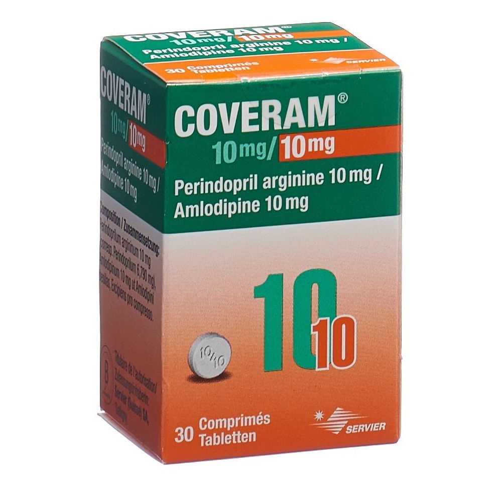 COVERAM cpr 10/10 mg bte 30 pce