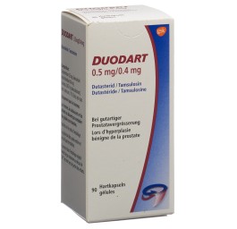 DUODART caps 0.5mg/0.4mg bte 90 pce