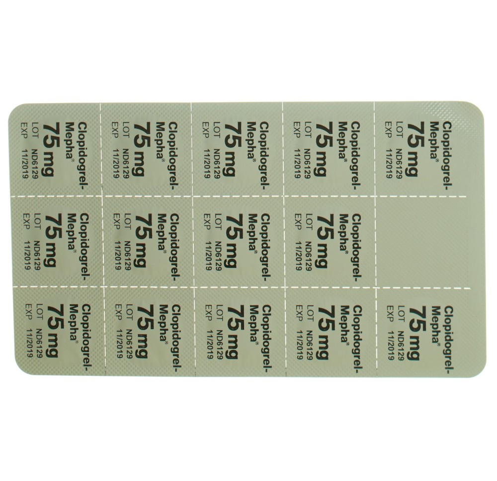 CLOPIDOGREL Mepha Lactab 75 mg 84 pce