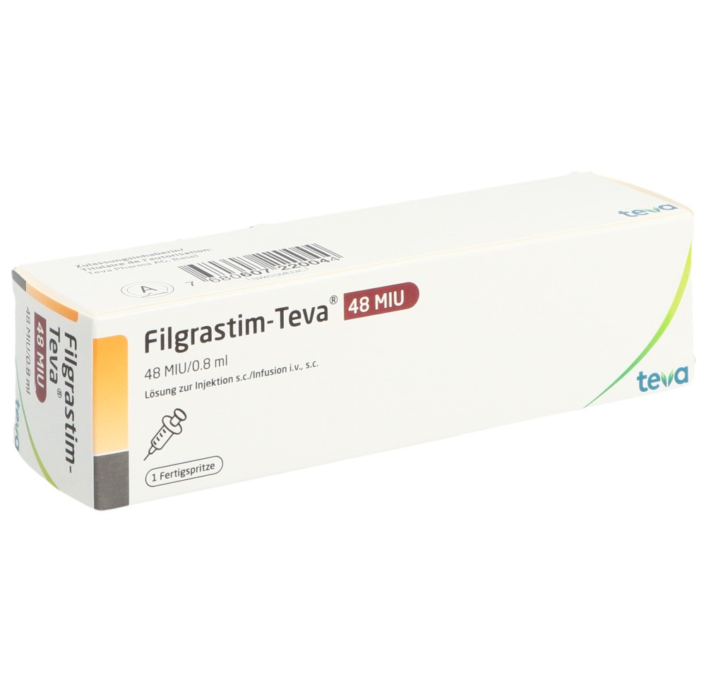 FILGRASTIM Teva 48 mio U/0.8ml ser prê 0.8 ml