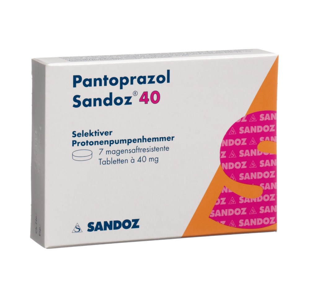 PANTOPRAZOLE Sandoz cpr pell 40 mg 7 pce