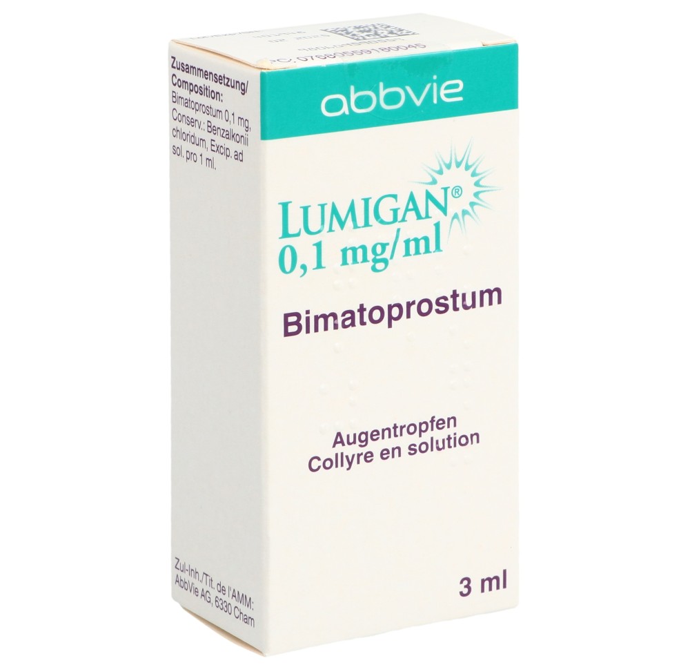 LUMIGAN gtt opht 0.1 mg/ml fl 3 ml