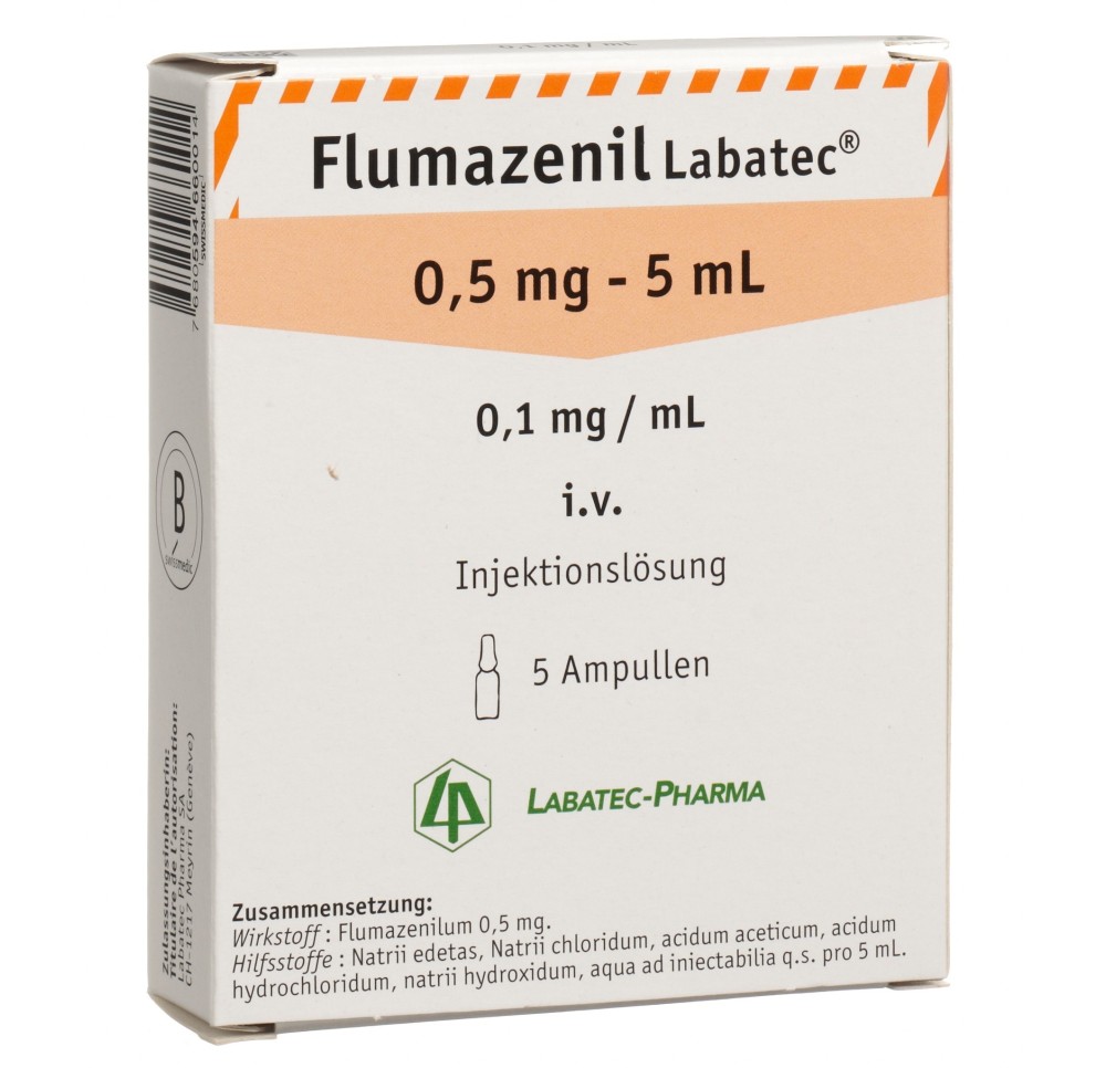 FLUMAZENIL Labatec 0.5 mg/5ml 5 amp 5 ml