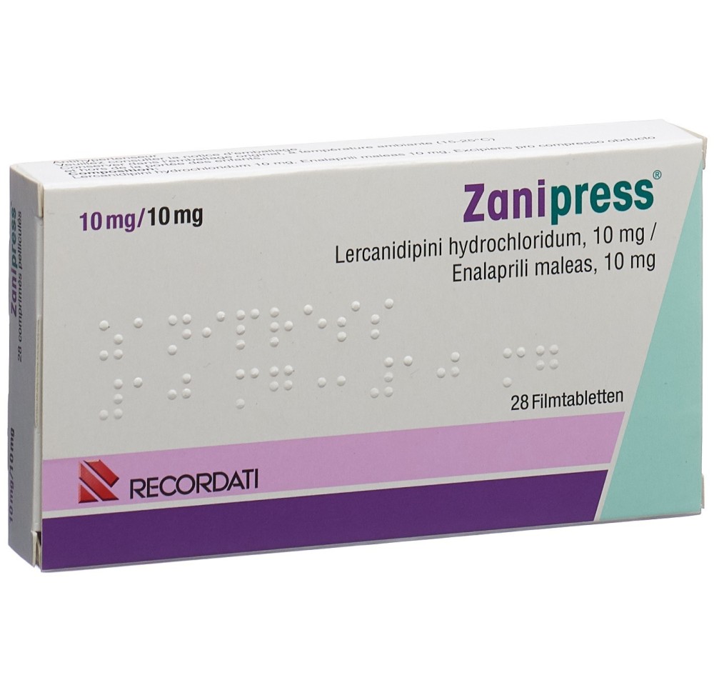 ZANIPRESS cpr pell 10/10 mg 28 pce