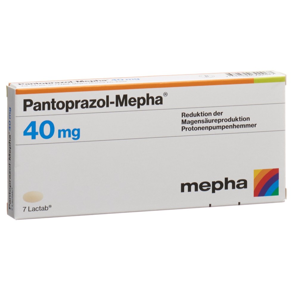 PANTOPRAZOL Mepha Lactab 40 mg 7 pce