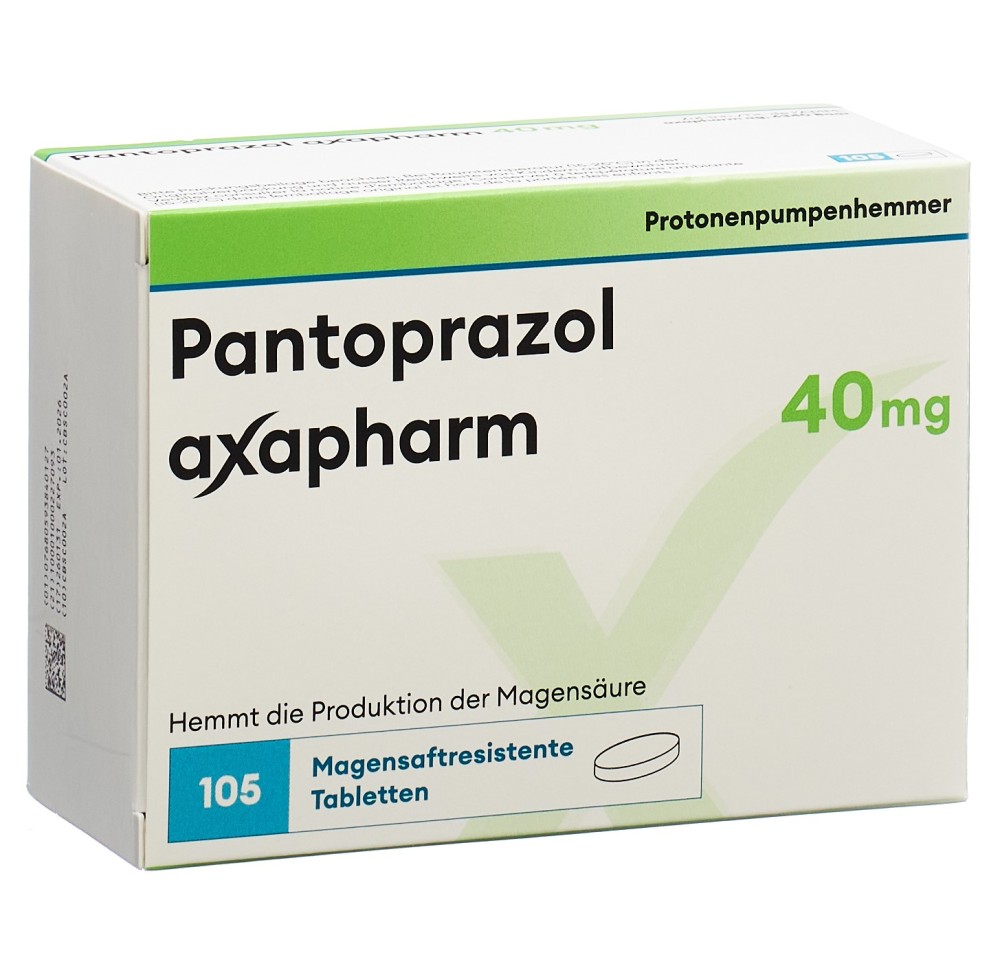 PANTOPRAZOLE axapharm cpr 40 mg 105 pce