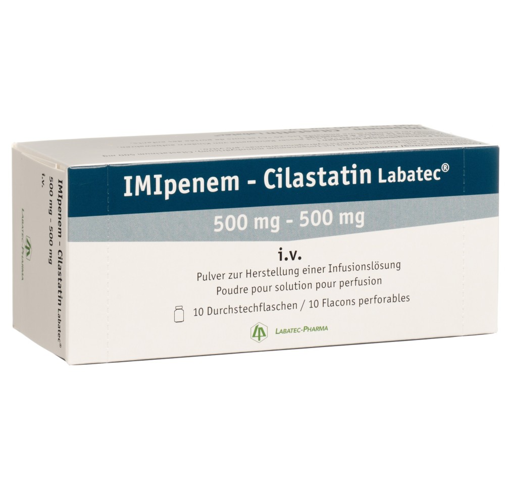 IMIPENEM-CILASTATIN Labatec 500mg/500mg fl 10 pce