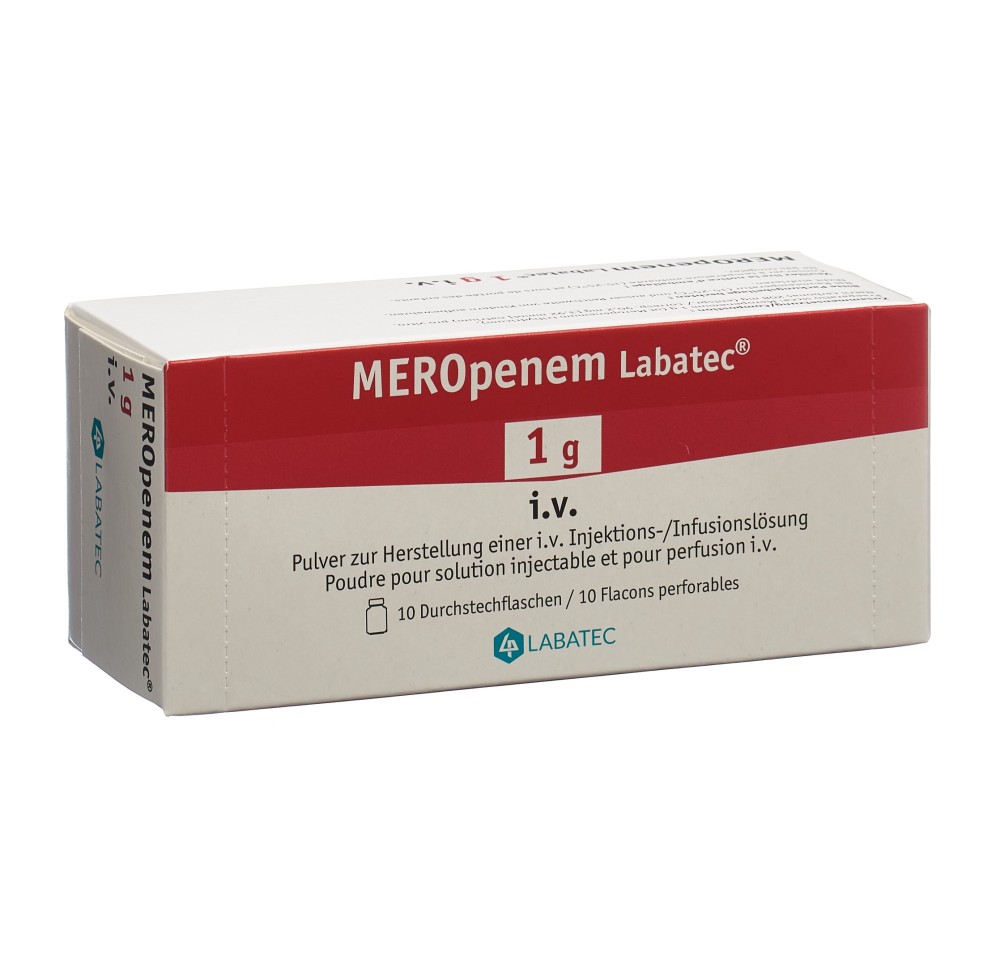 MEROPENEM Labatec 1 g i.v. flac 10 pce