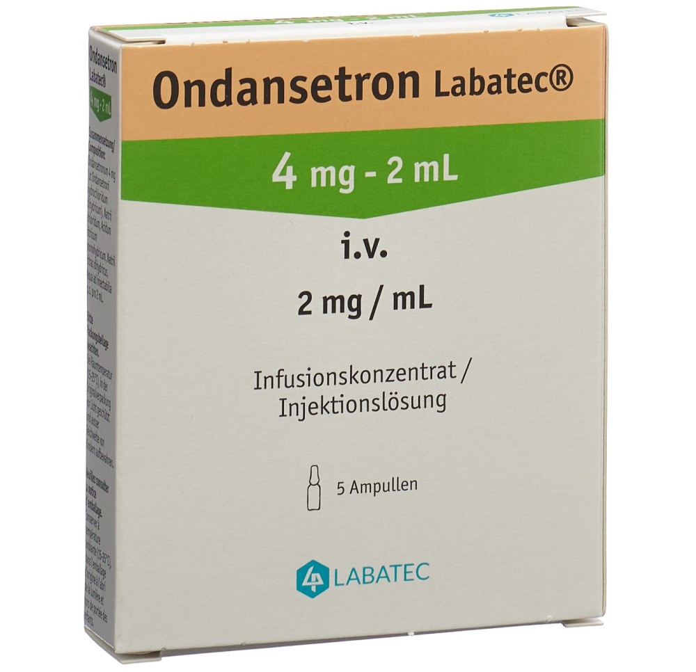 ONDANSETRON Labatec conc perf 4 mg/2ml 5 amp 2 ml
