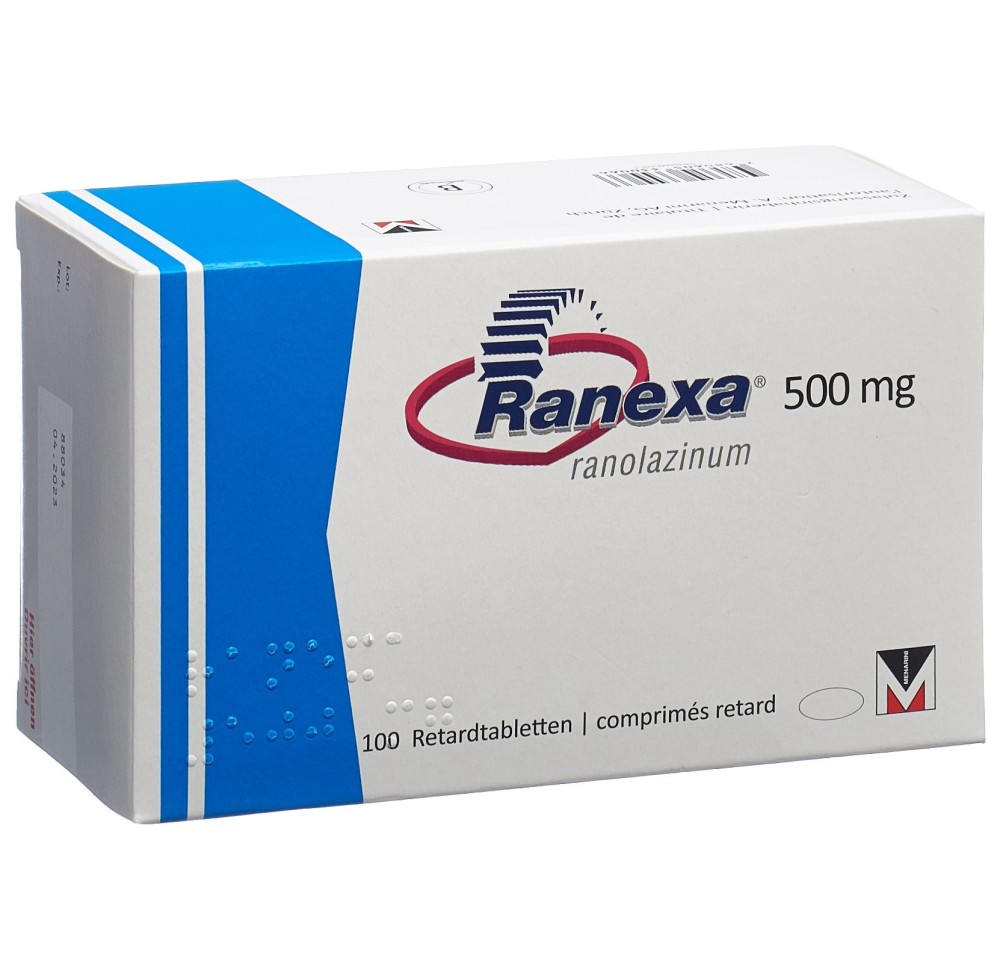 RANEXA cpr ret 500 mg 100 pce